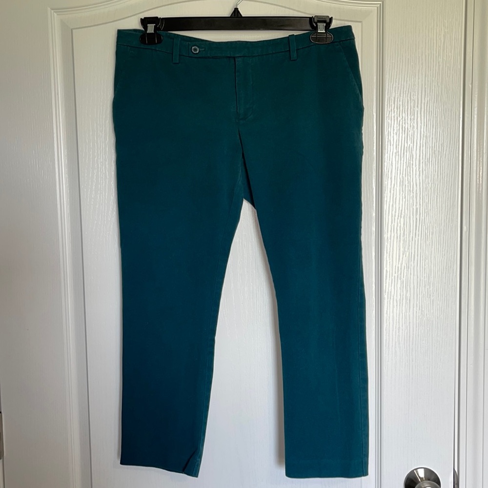 Women’s size 12 teal Mossimo dress pants.